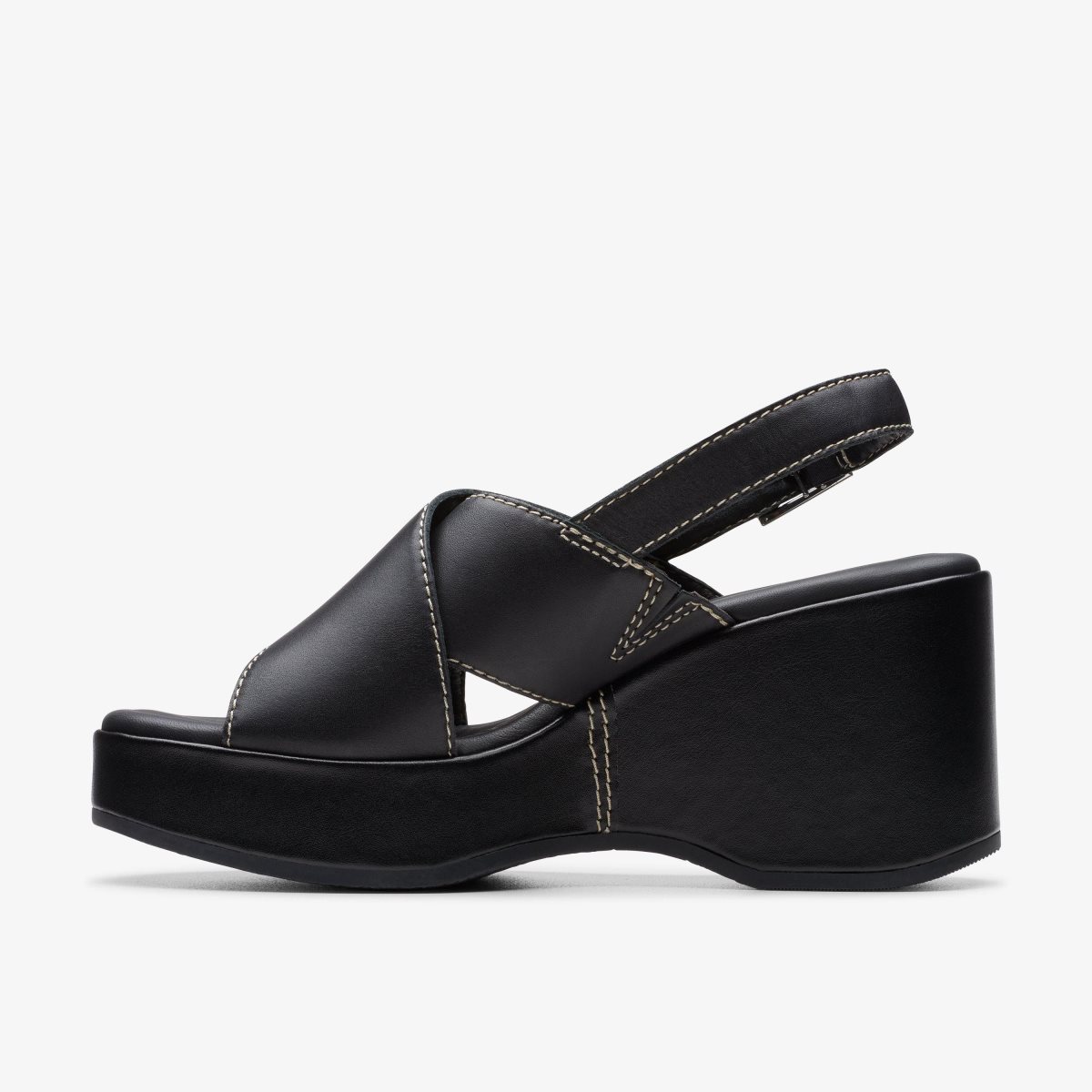 Clarks Manon Wish Black Leather Black | RM0384925