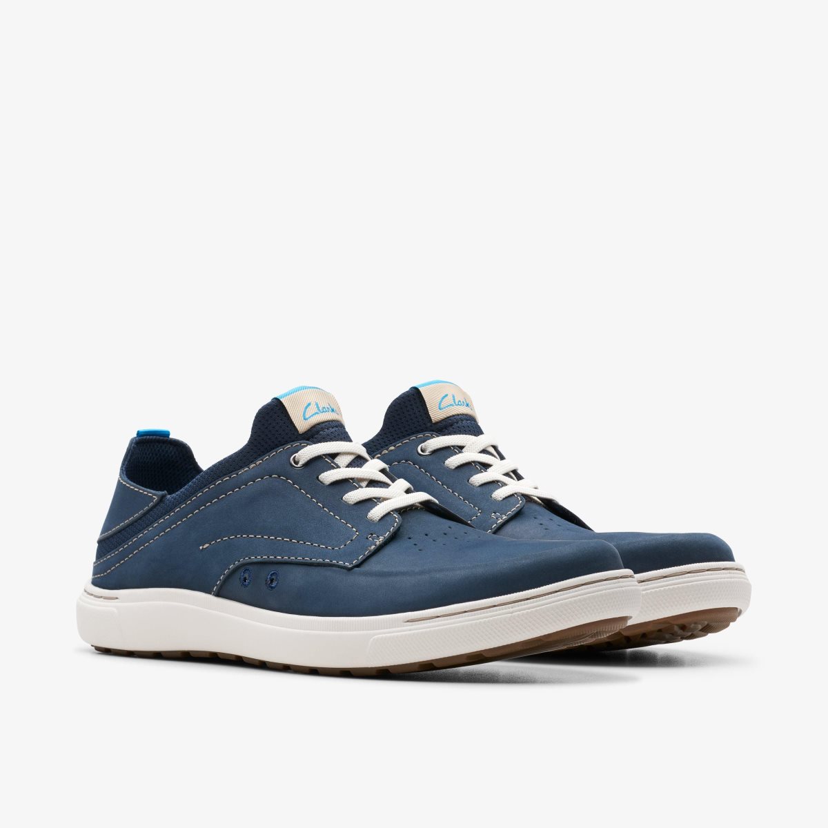 Clarks Mapstone Easy Navy Nubuck Navy | GL6581390