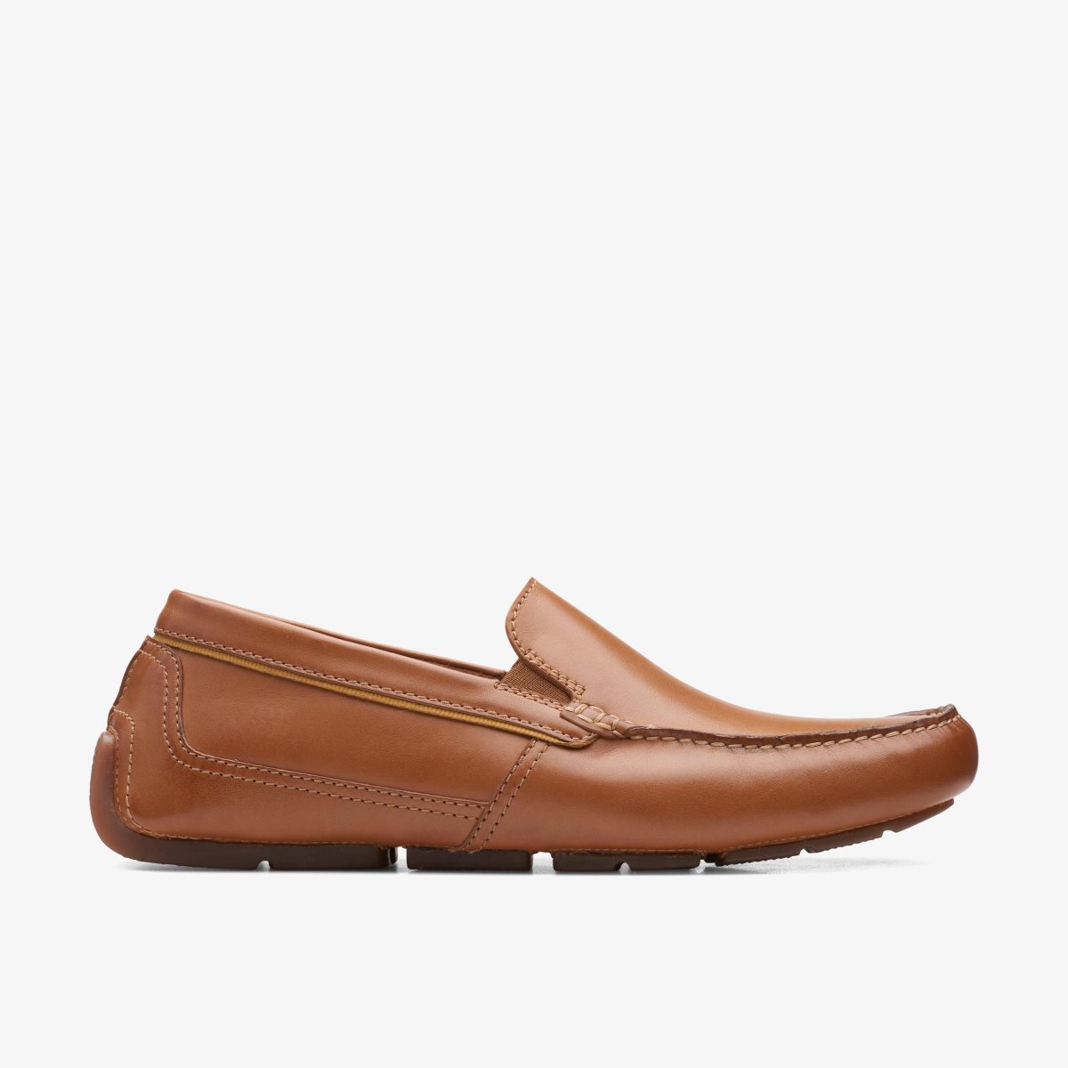 Clarks Markman Plain Tan Leather Brown | OU2693185