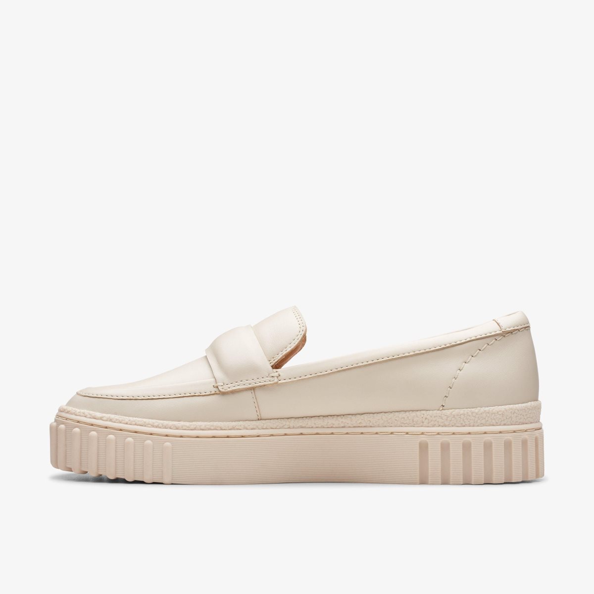 Clarks Mayhill Cove Cream Leather Cream | SH0567294