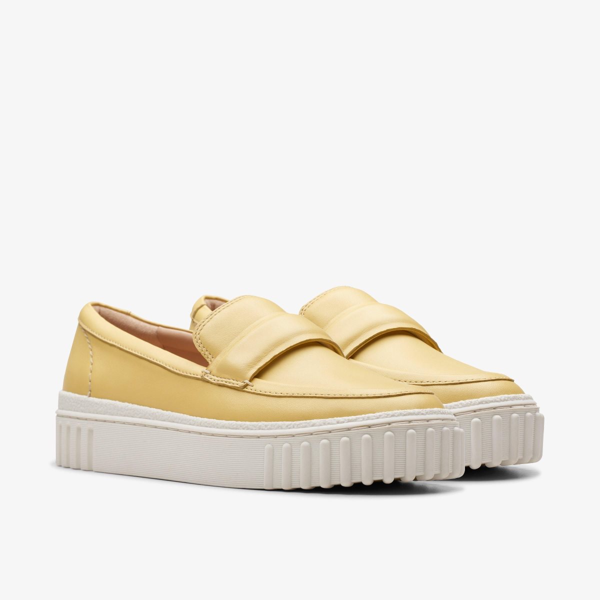 Clarks Mayhill Cove Yellow Leather Yellow | NB7432981