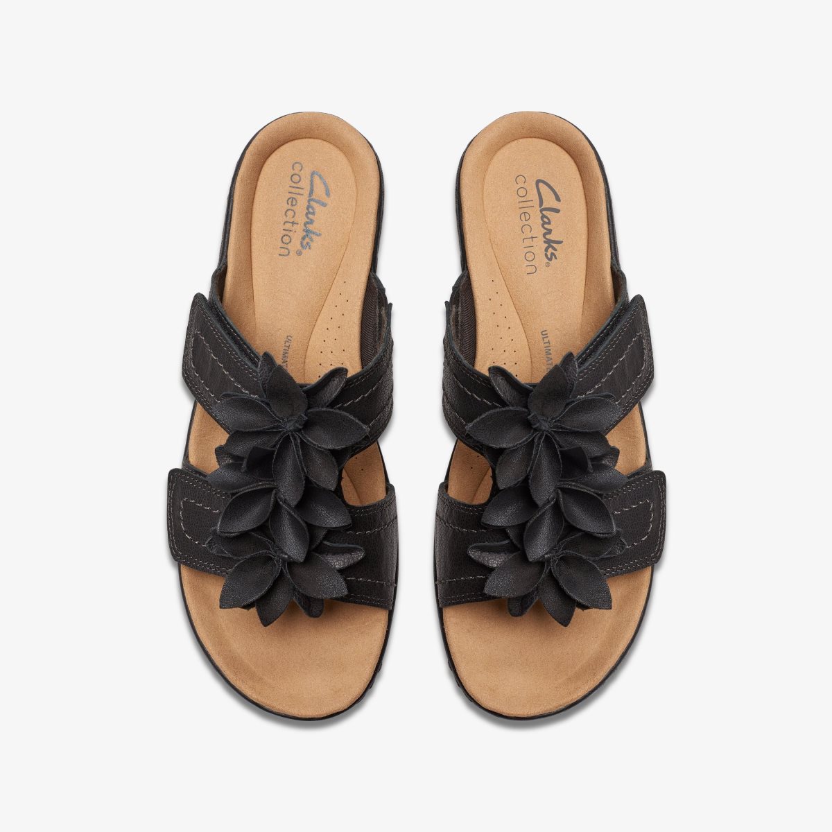 Clarks Merliah Raelyn Black Leather Black | TY1625038