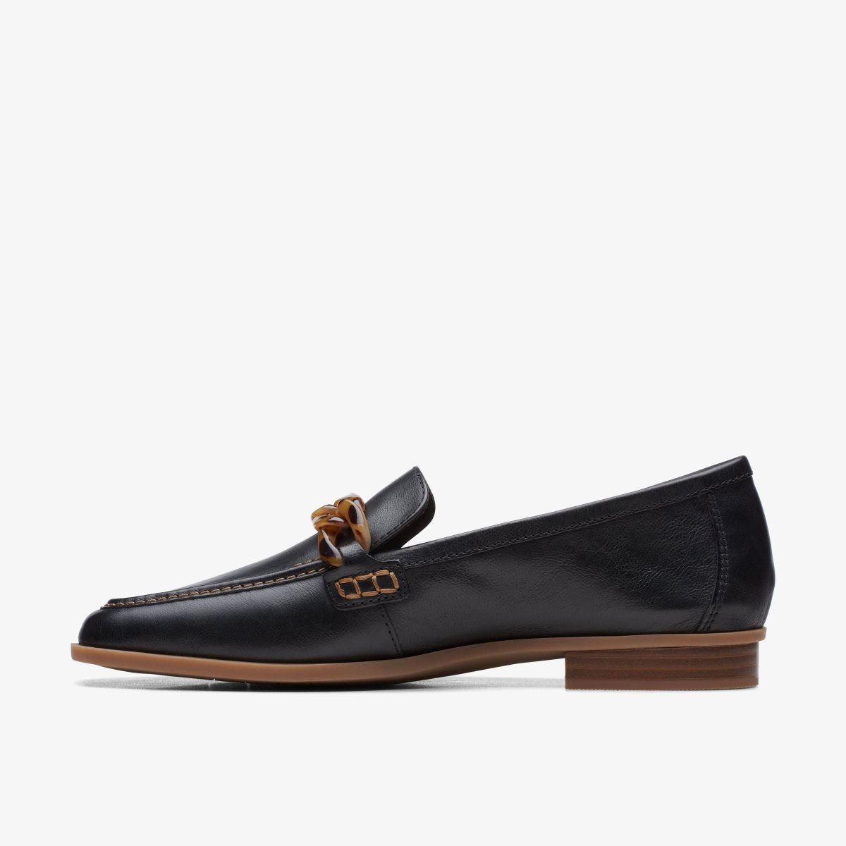 Clarks Sarafyna Iris Black Leather Black | IQ2948763