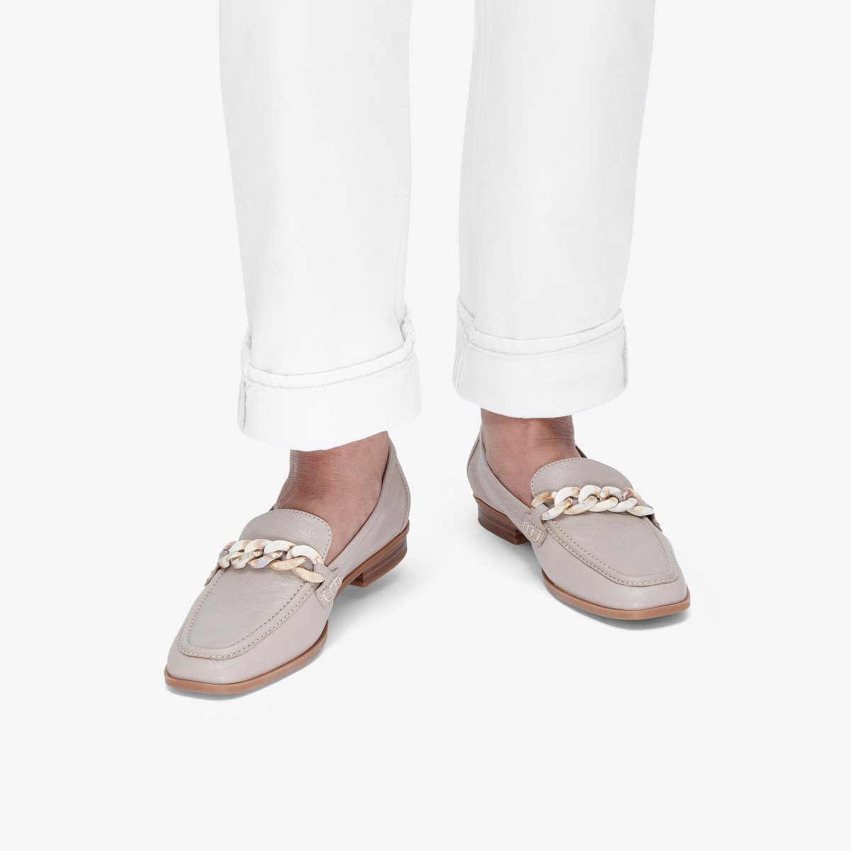 Clarks Sarafyna Iris Stone Leather Grey | VJ0951728