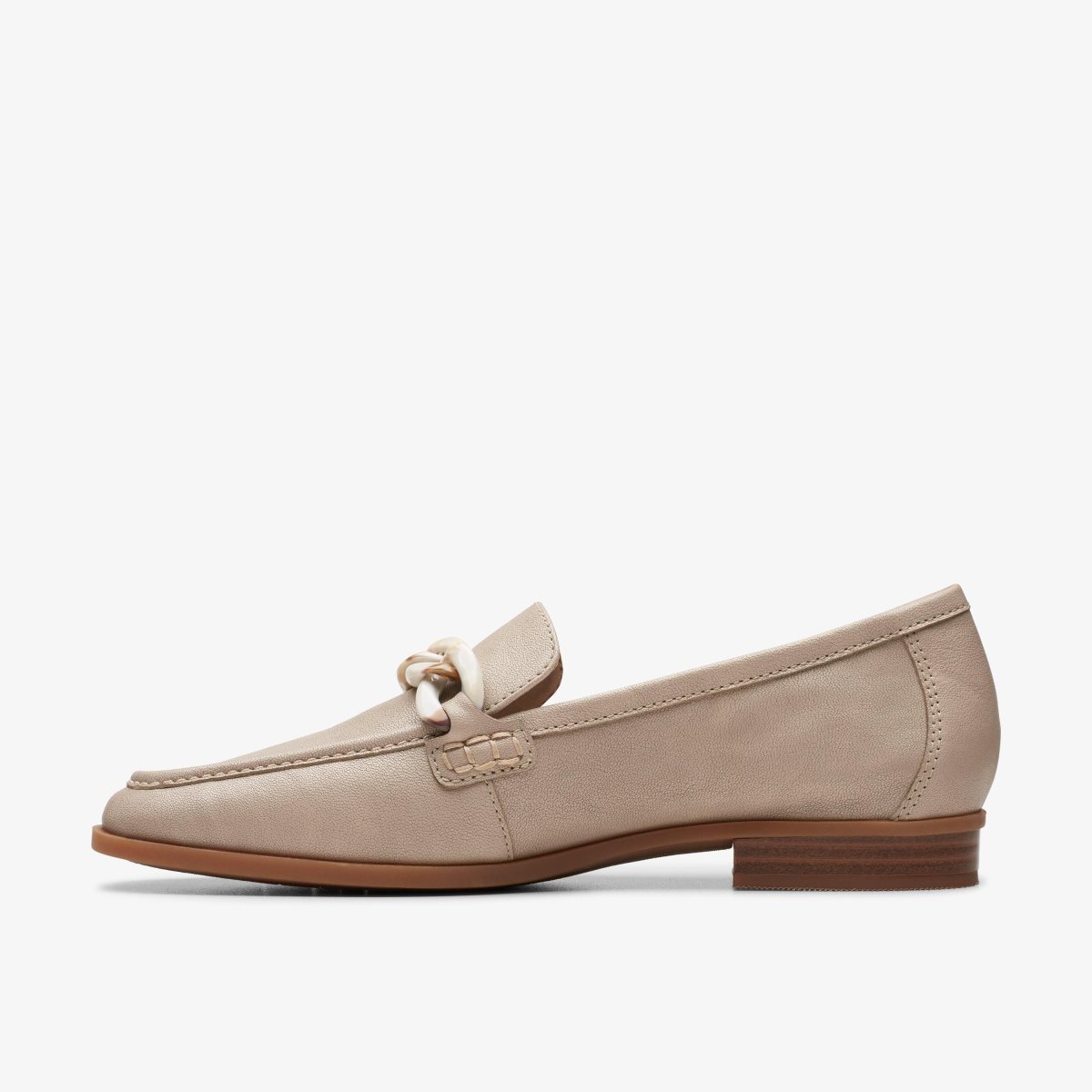 Clarks Sarafyna Iris Stone Leather Grey | VJ0951728