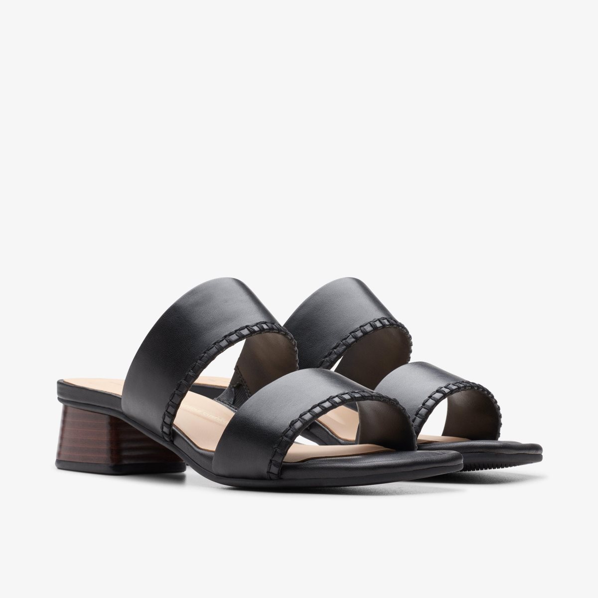 Clarks Serina 35 Mule Black Leather Black | VR4190286