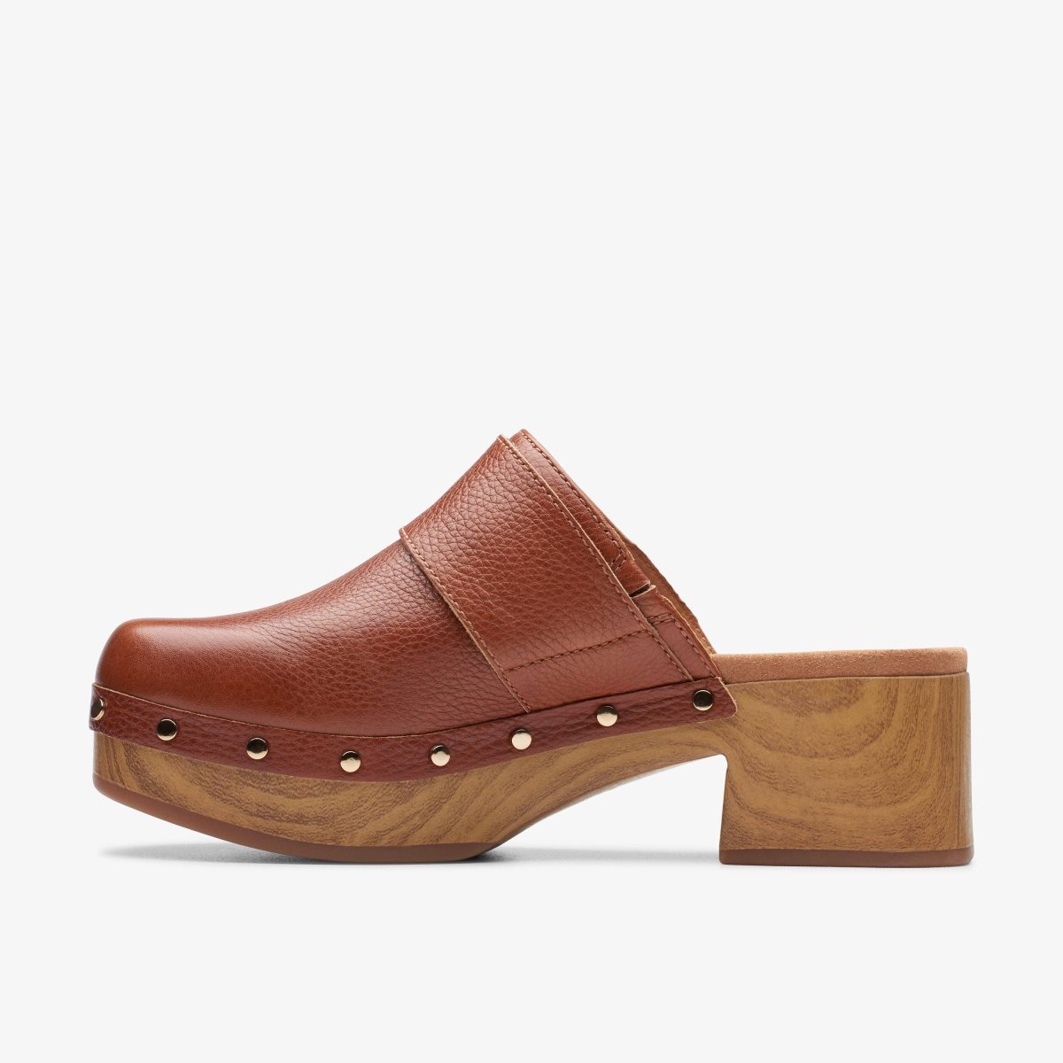 Clarks Sivanne Sun Tan Leather Brown | GS0481235