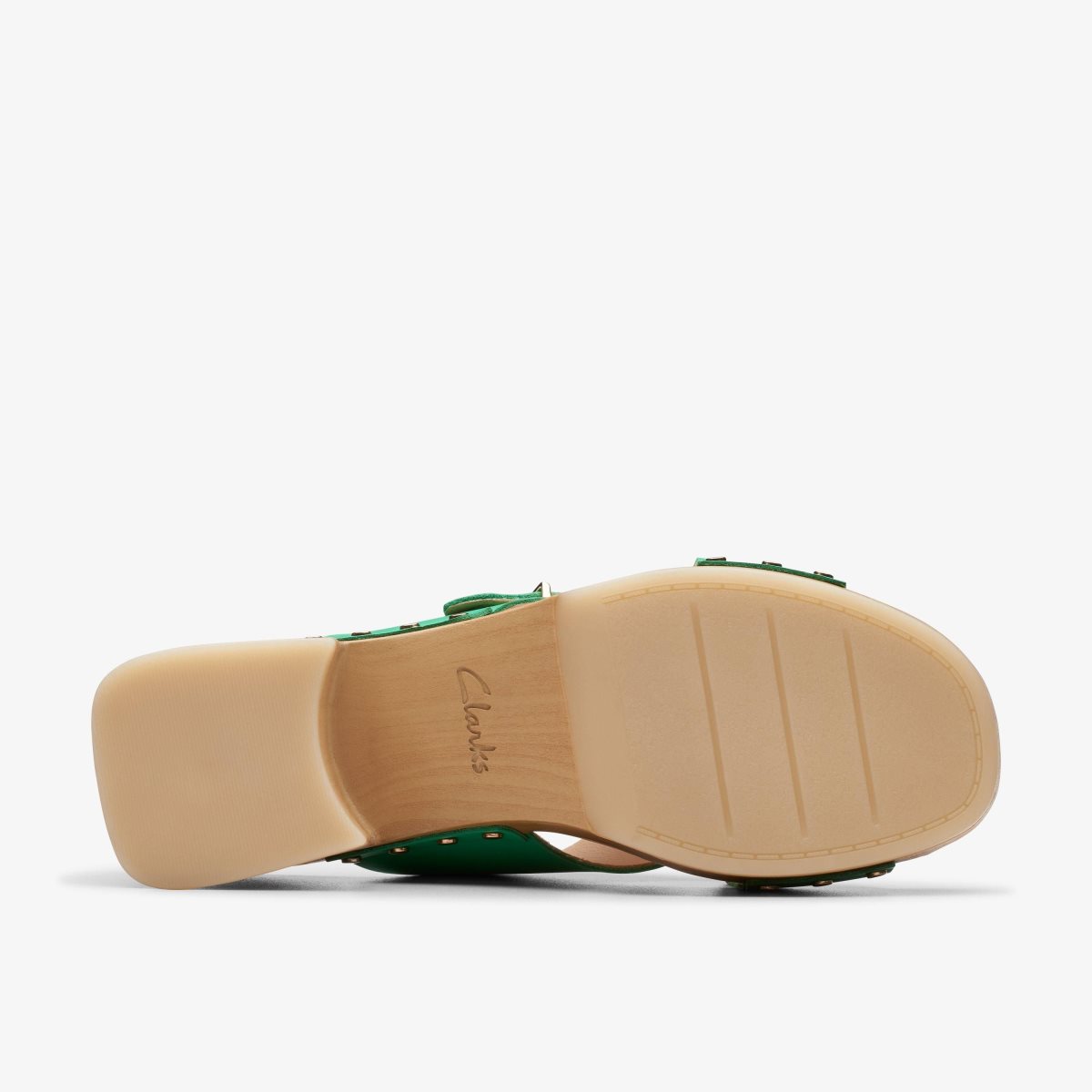 Clarks Sivanne Walk Green Leather Green | GV7081394