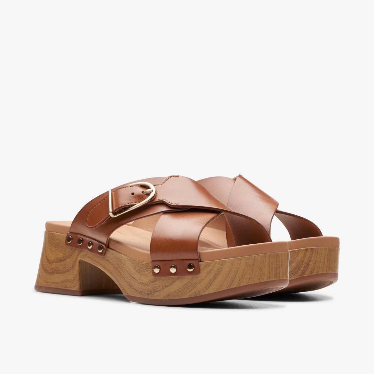 Clarks Sivanne Walk Tan Leather Brown | ZK6849127