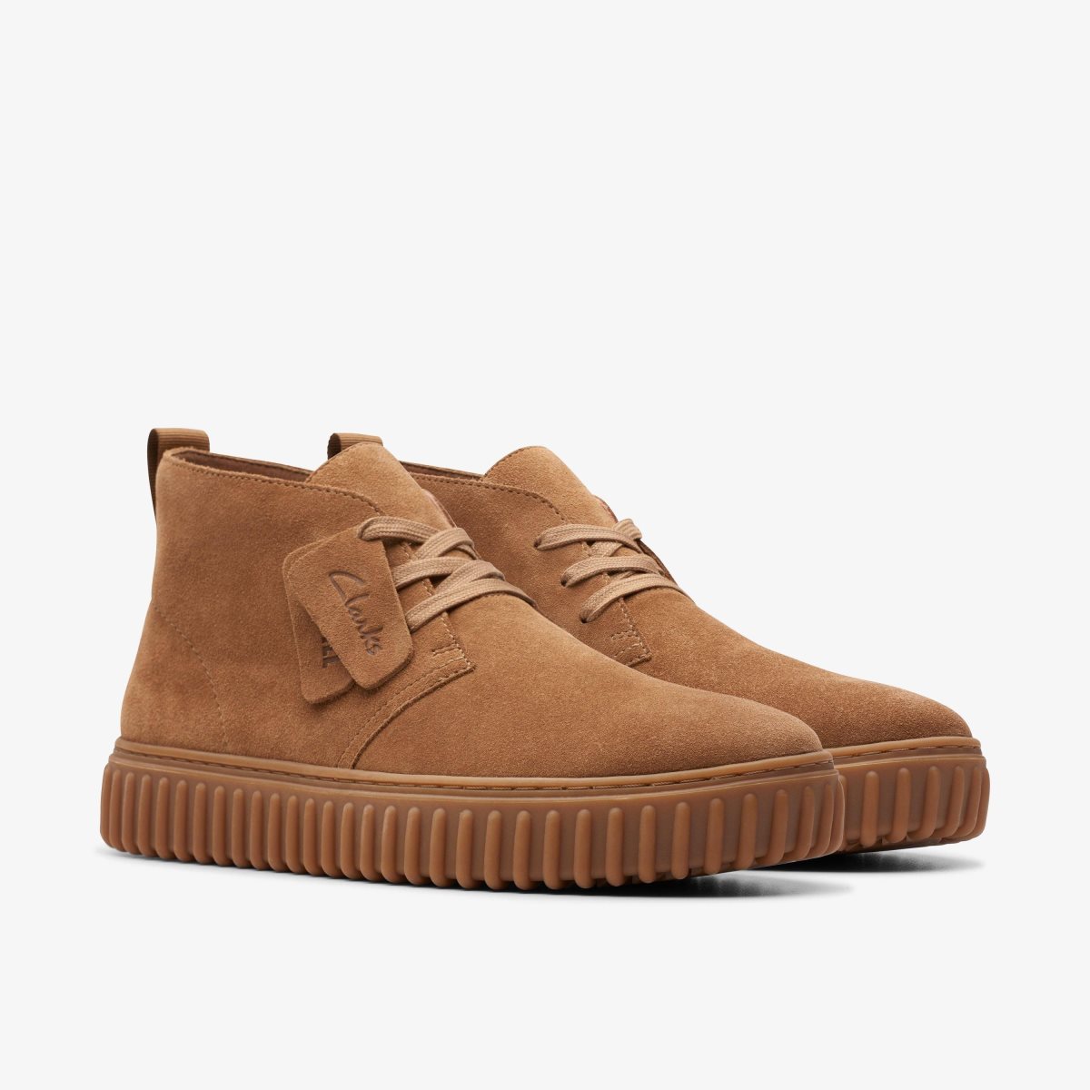 Clarks Torhill Desert Boot Cognac Suede Brown | SJ7524189