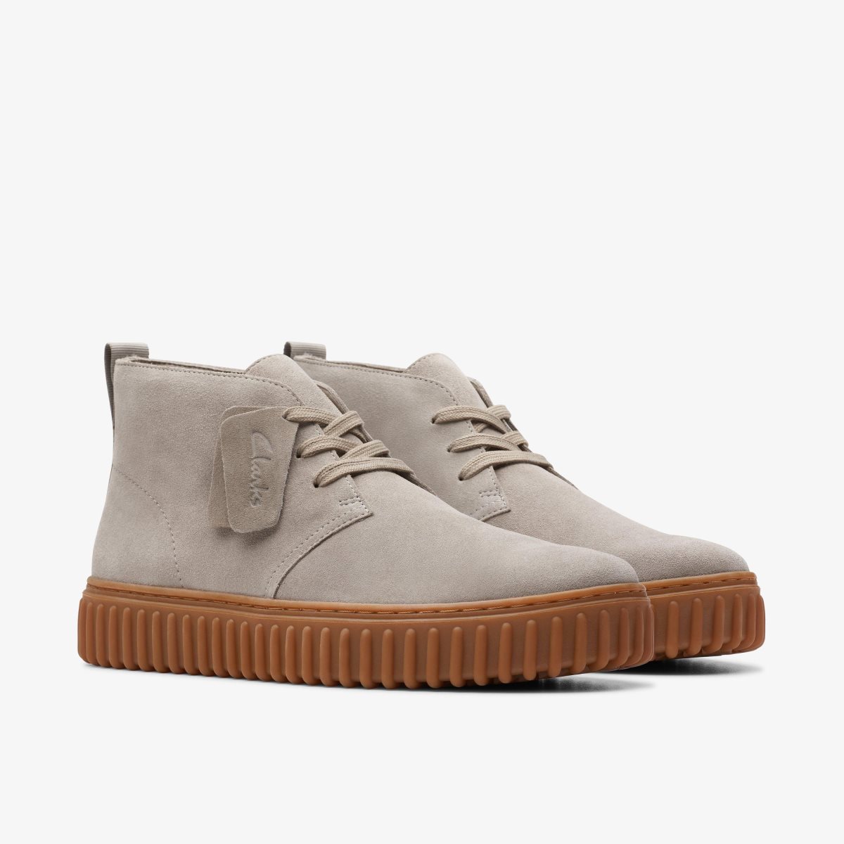 Clarks Torhill Desert Boot Light Grey Suede Light Grey | FR1832649