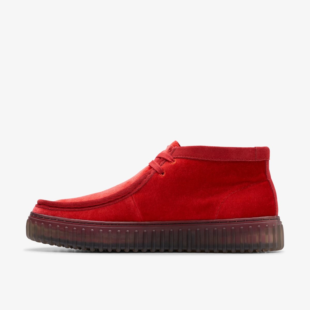 Clarks Torhill Hi Red Velvet Red | XT9735124