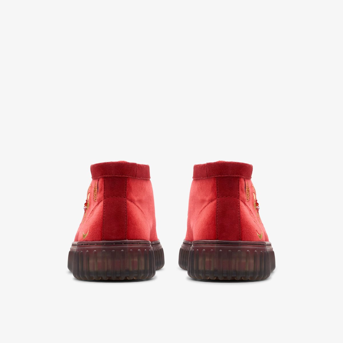 Clarks Torhill Hi Red Velvet Red | XT9735124