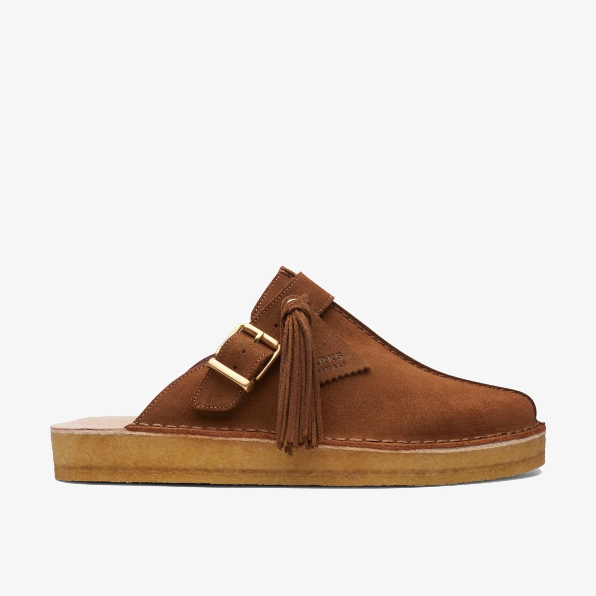 Clarks Trek Mule Caramel Suede Caramel | HG7258364