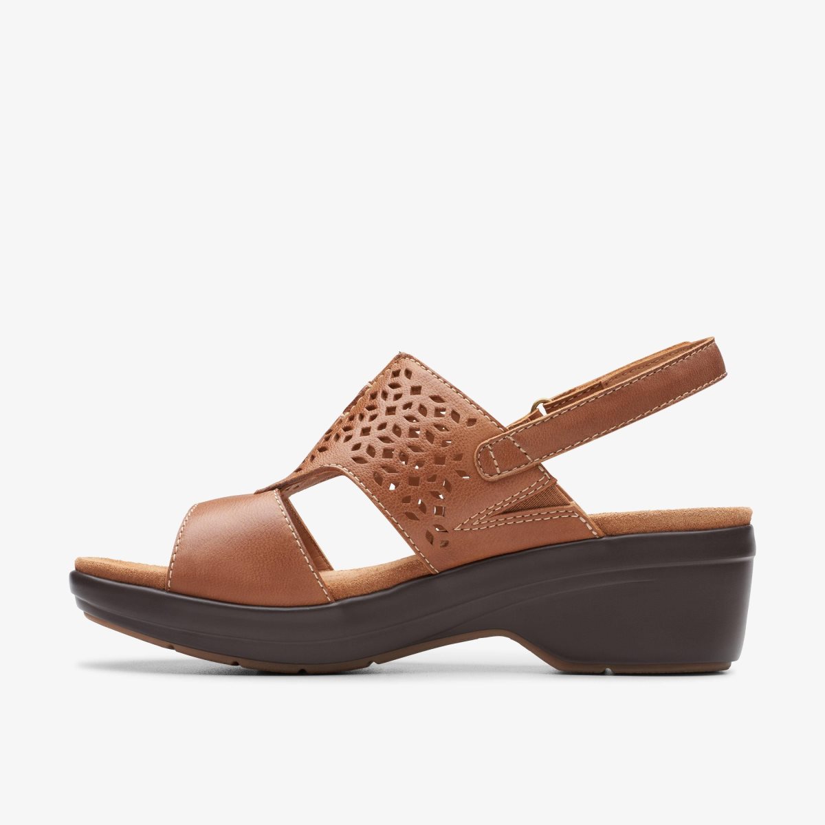 Clarks Tuleah Sun Tan Leather Brown | EY4981075