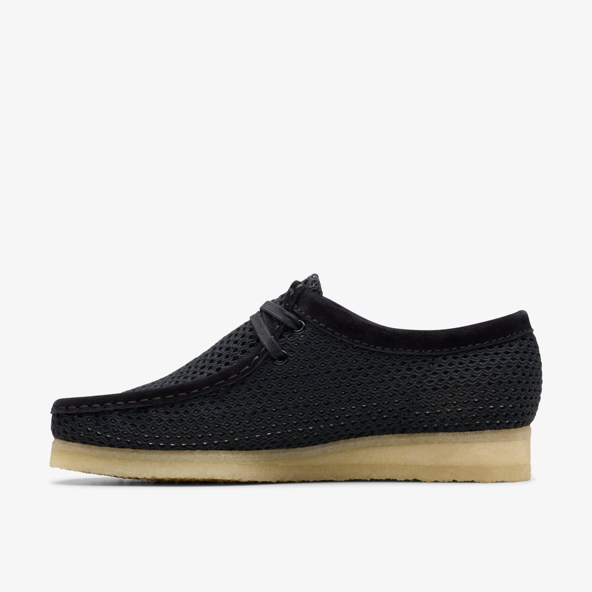 Clarks Wallabee Black Mesh Black | GH3079258