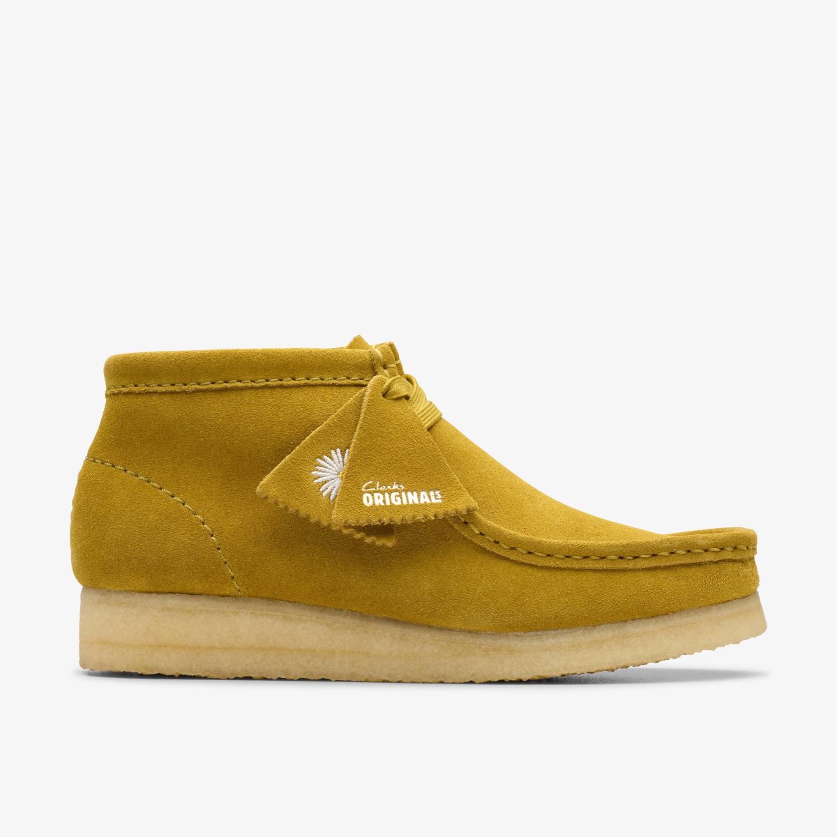 Clarks Wallabee Boot Olive Suede Olive | YP1958273