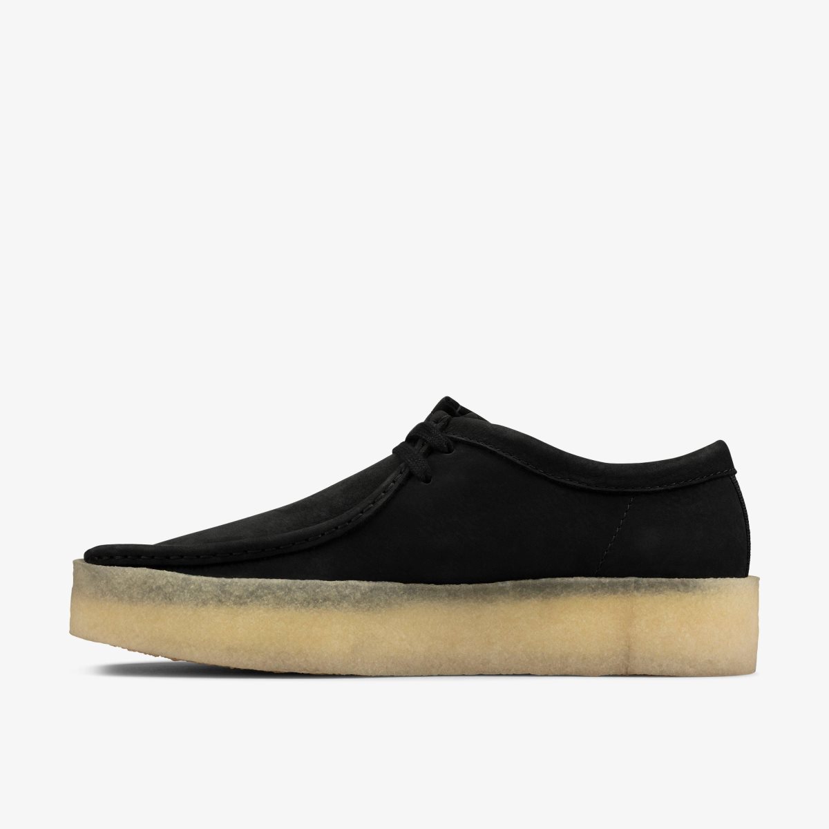 Clarks Wallabee Cup Black Nubuck Black | DU1348562