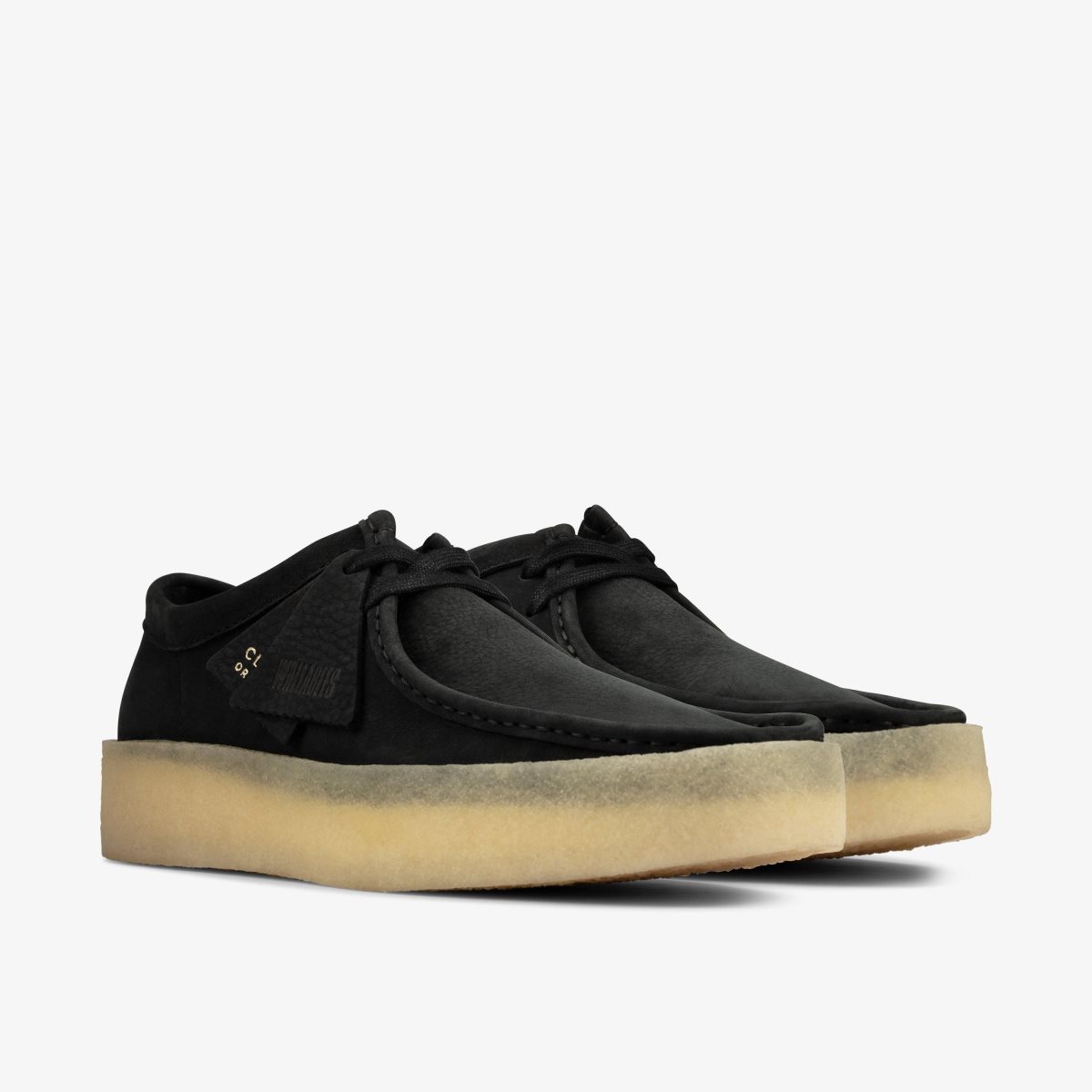 Clarks Wallabee Cup Black Nubuck Black | DU1348562