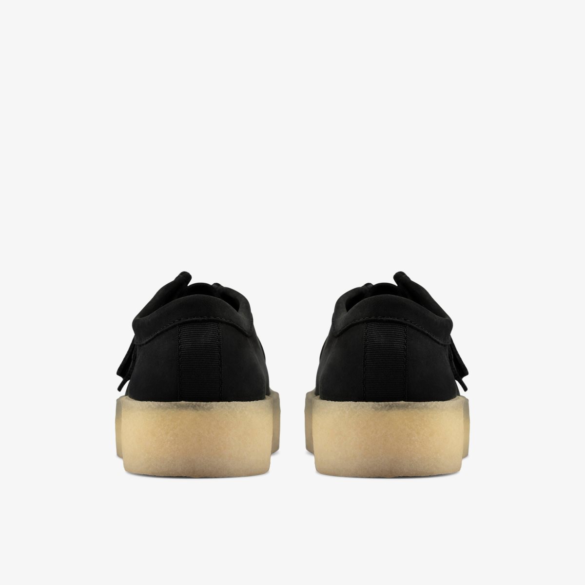 Clarks Wallabee Cup Black Nubuck Black | DU1348562