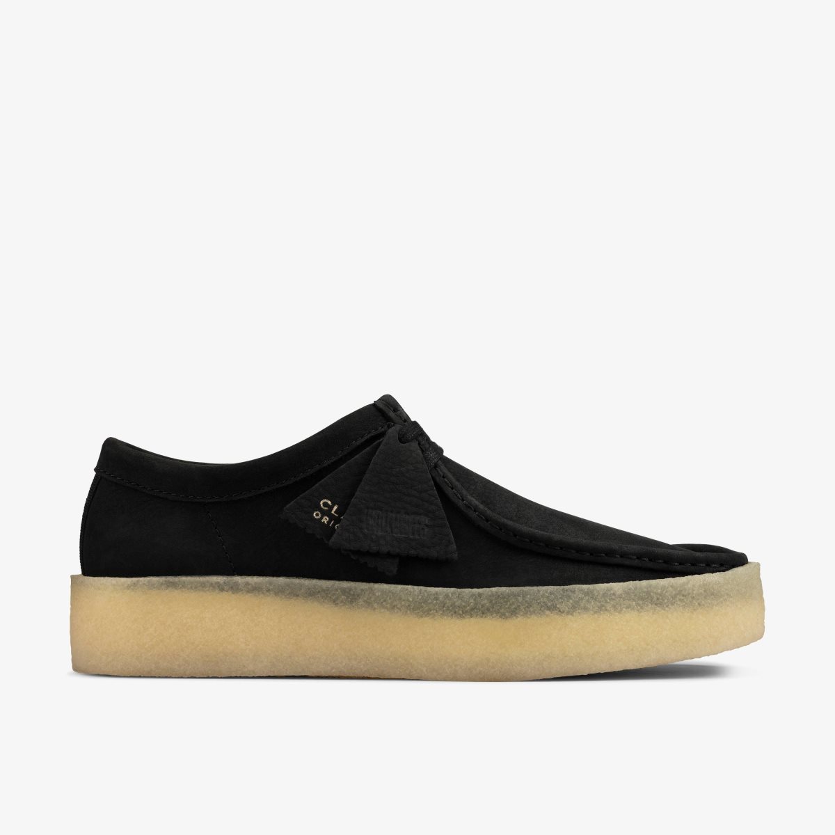 Clarks Wallabee Cup Black Nubuck Black | DU1348562