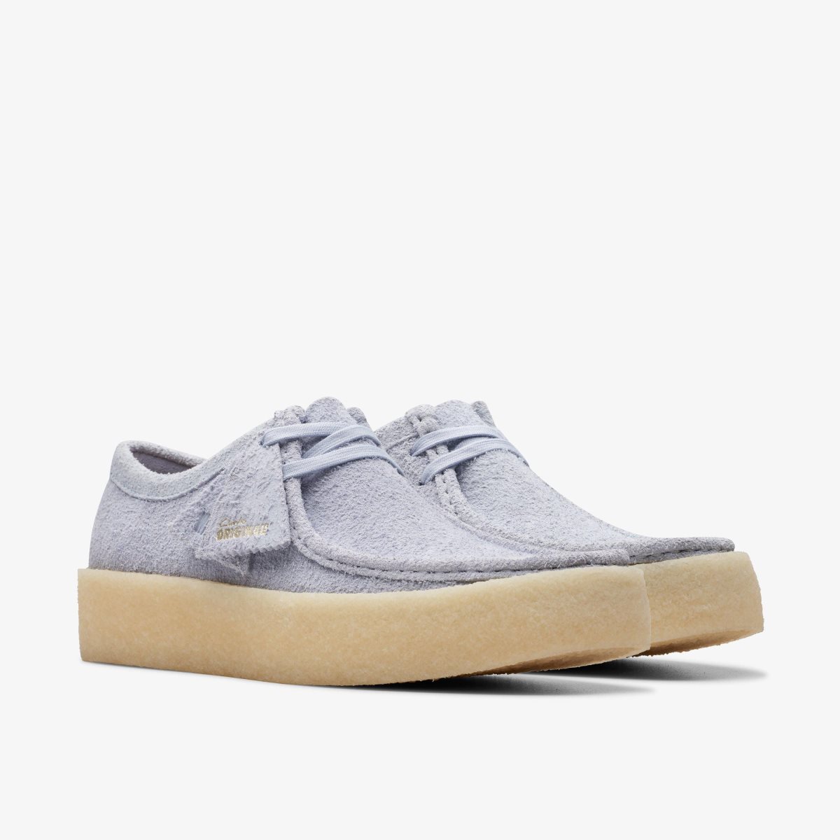 Clarks Wallabee Cup Cloud Grey Suede Grey | QH6307821