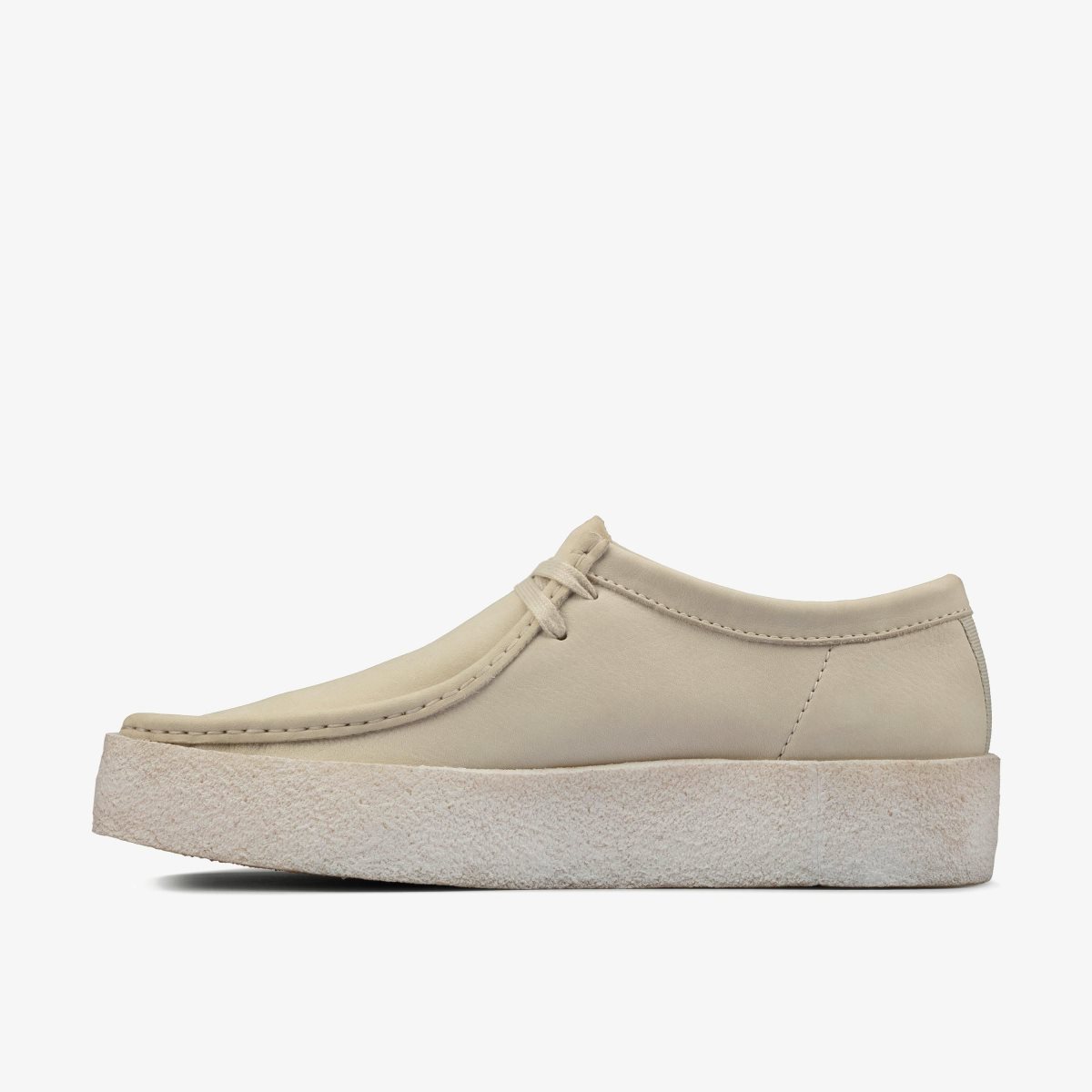 Clarks Wallabee Cup White Nubuck White | HQ2048367