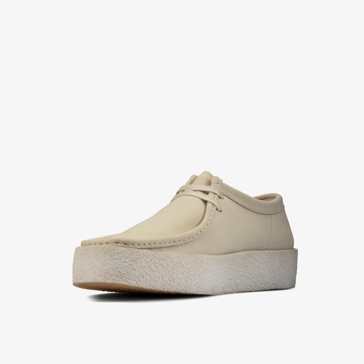 Clarks Wallabee Cup White Nubuck White | HQ2048367