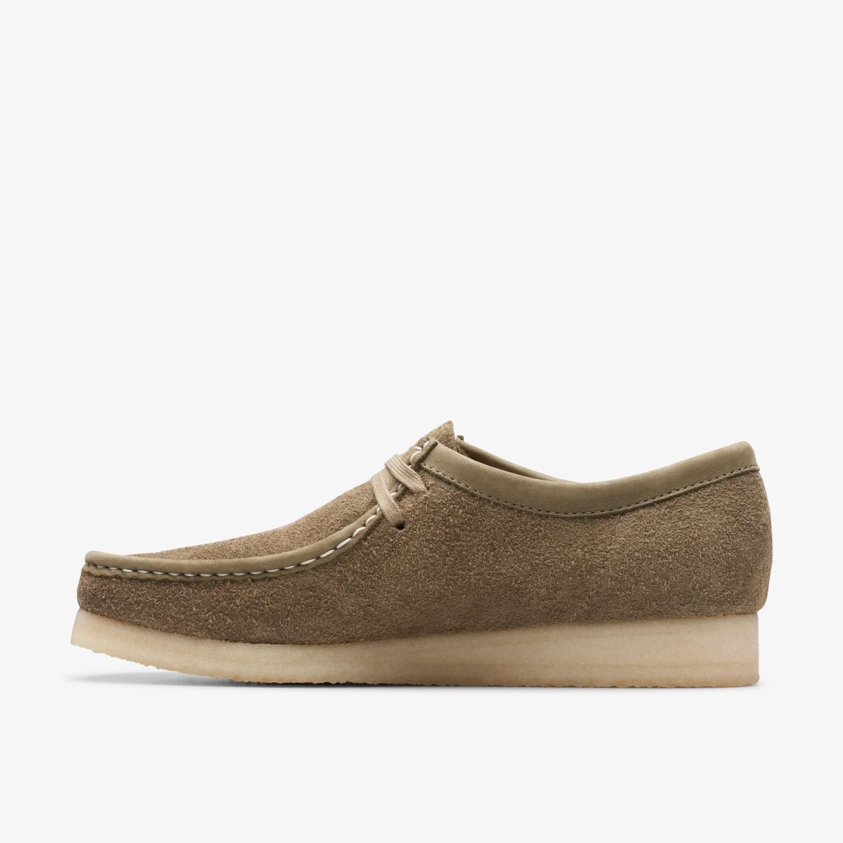 Clarks Wallabee Pale Khaki Suede Khaki | AZ5806271