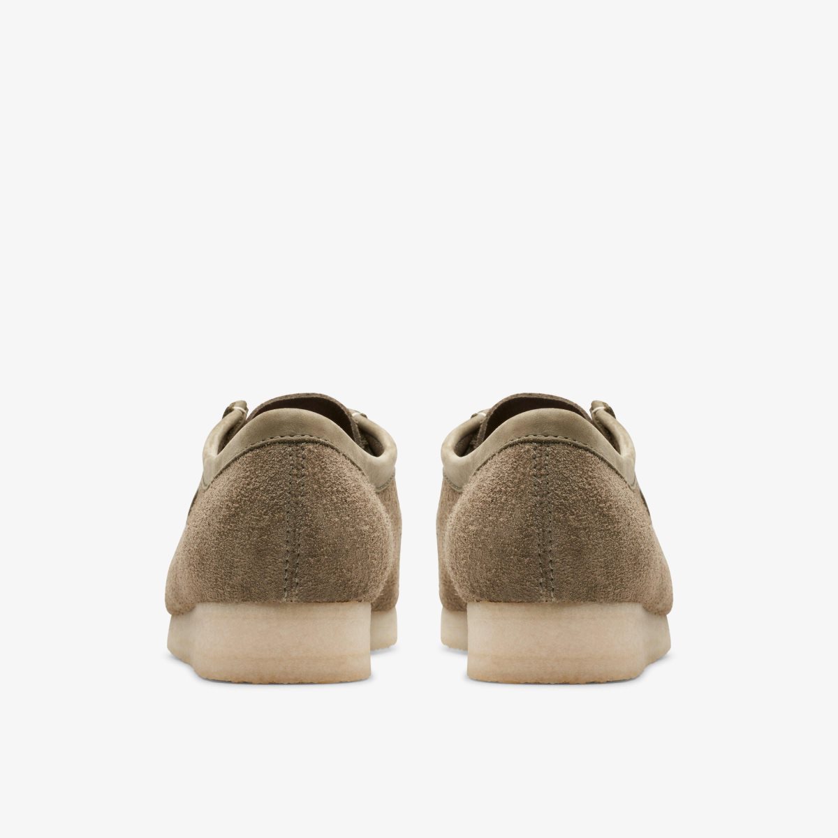 Clarks Wallabee Pale Khaki Suede Khaki | AZ5806271