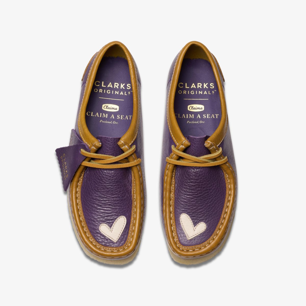 Clarks Wallabee X Claima Purple Combination Purple | NS6091723