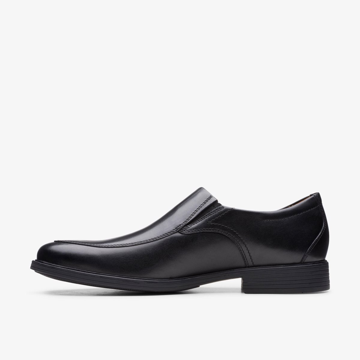 Clarks Whiddon Step Black Leather Black | KL4280576